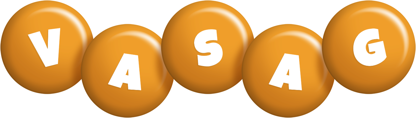 Vasag candy-orange logo