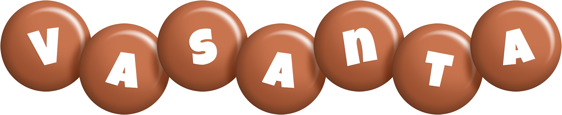 Vasanta candy-brown logo