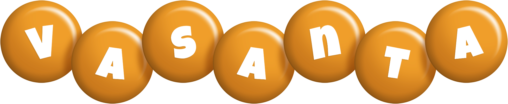 Vasanta candy-orange logo