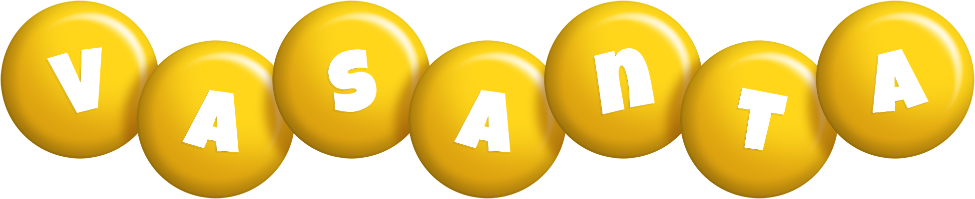 Vasanta candy-yellow logo