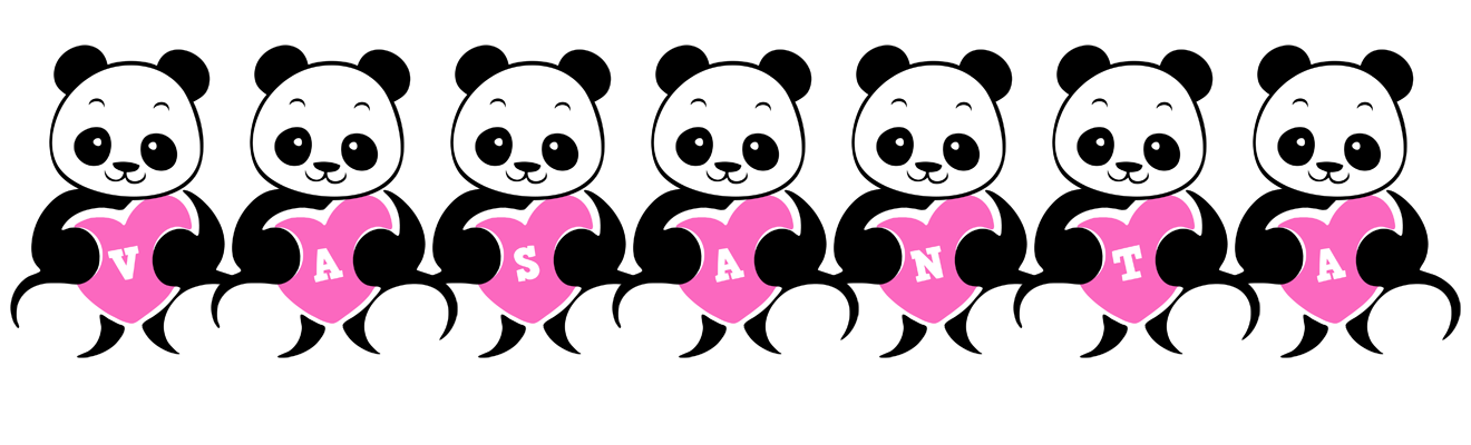 Vasanta love-panda logo