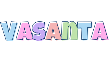 Vasanta pastel logo