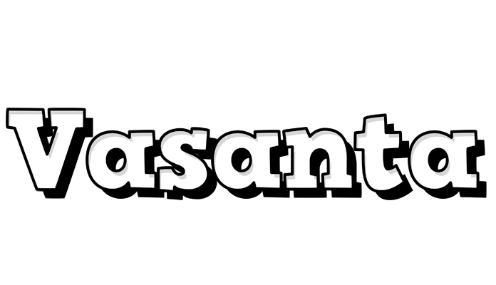 Vasanta snowing logo