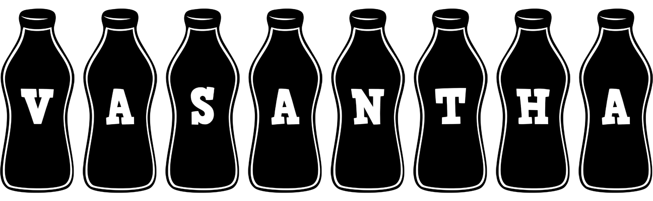 Vasantha bottle logo