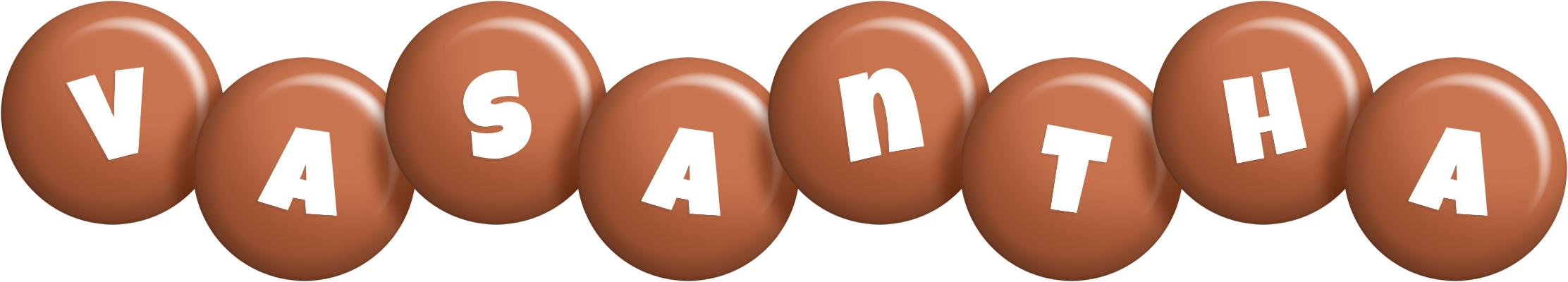 Vasantha candy-brown logo