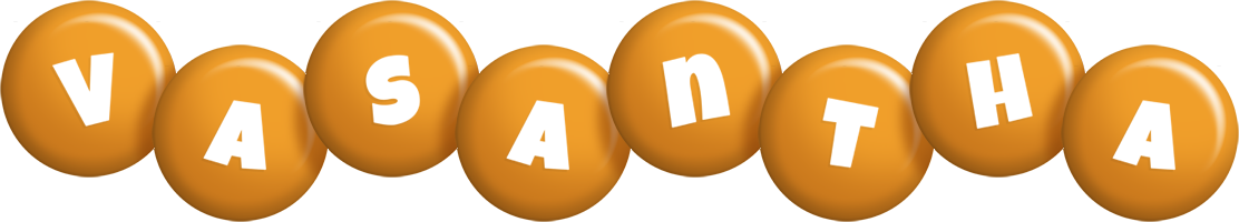 Vasantha candy-orange logo