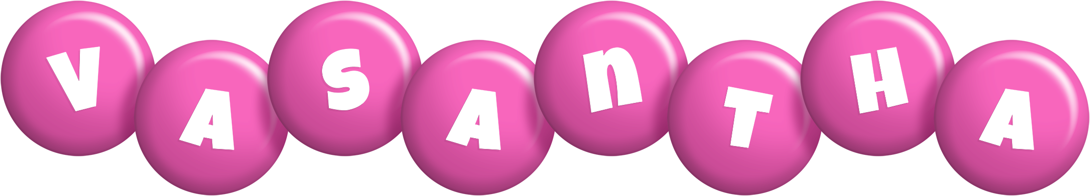 Vasantha candy-pink logo