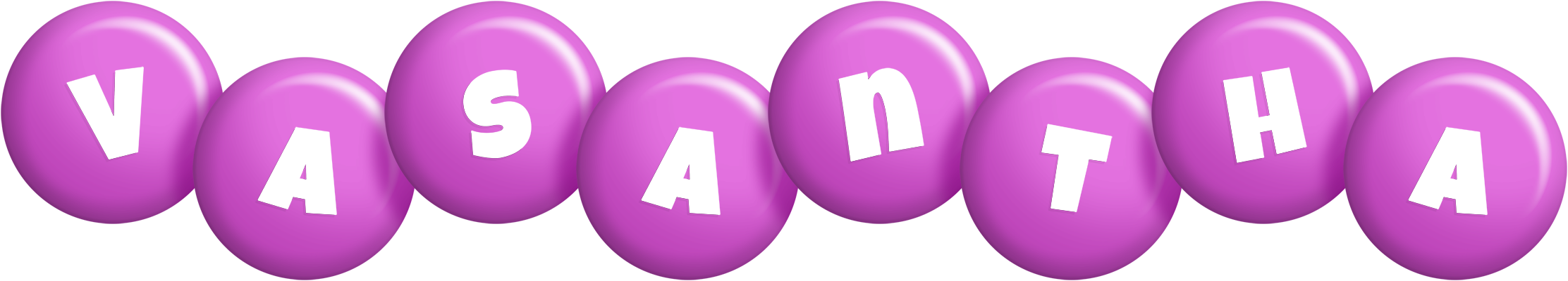 Vasantha candy-purple logo