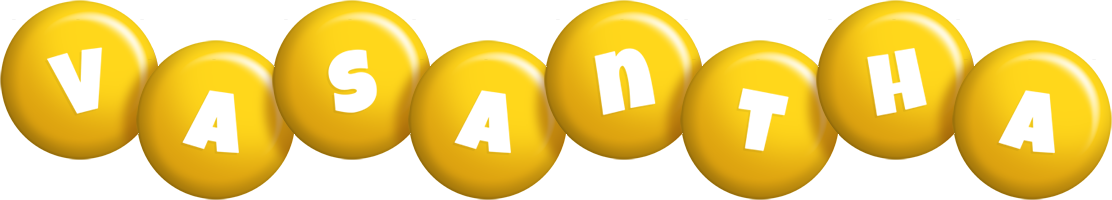 Vasantha candy-yellow logo