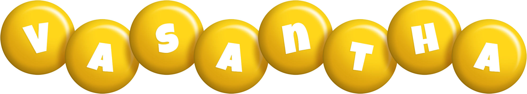 Vasantha candy-yellow logo