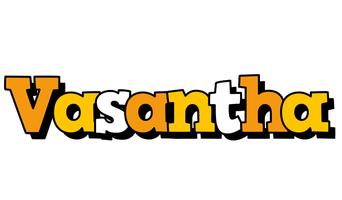Vasantha cartoon logo