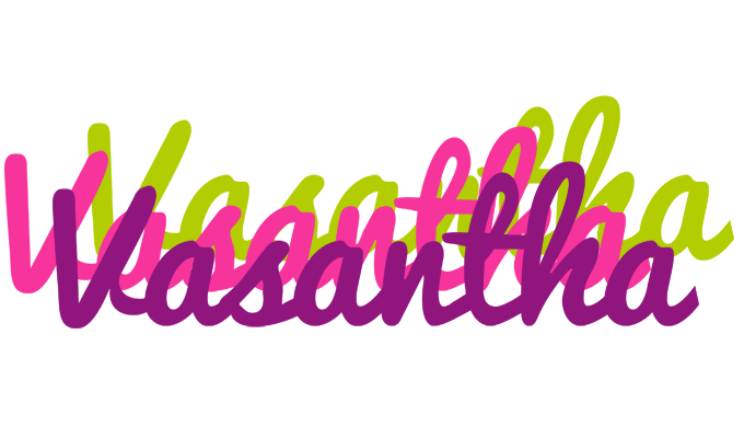 Vasantha flowers logo