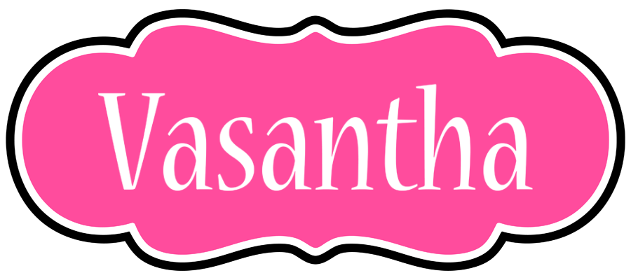 Vasantha invitation logo