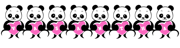 Vasantha love-panda logo