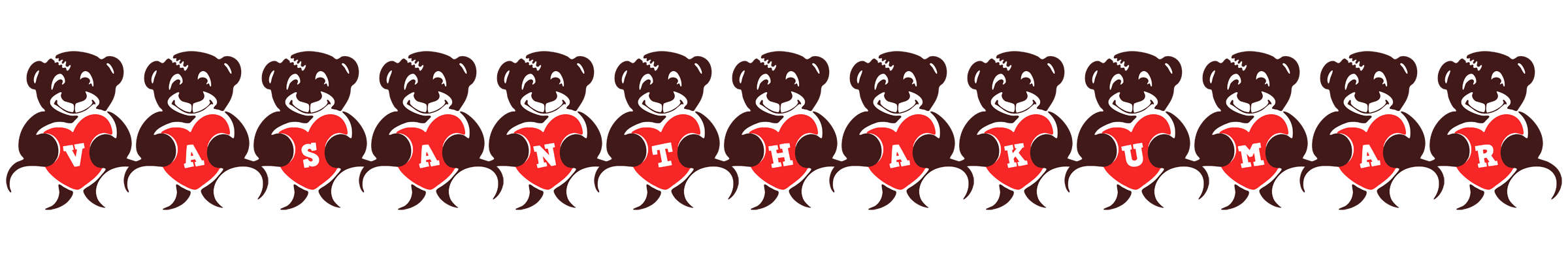 Vasanthakumar bear logo
