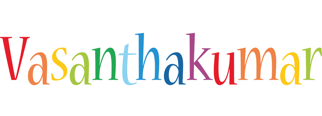 Vasanthakumar birthday logo