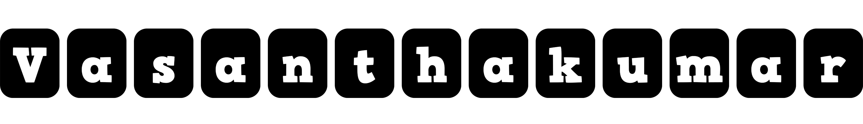 Vasanthakumar box logo