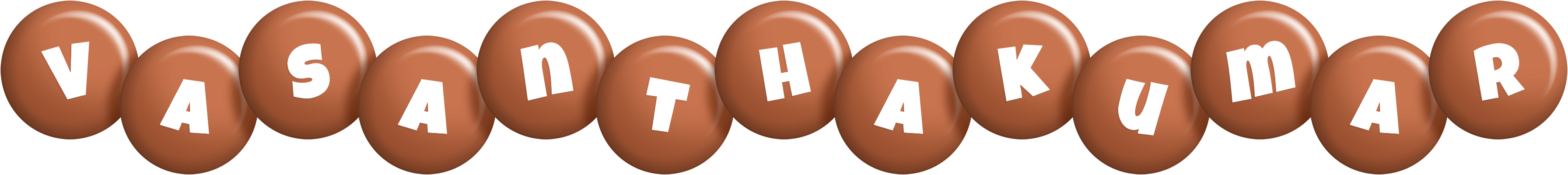 Vasanthakumar candy-brown logo