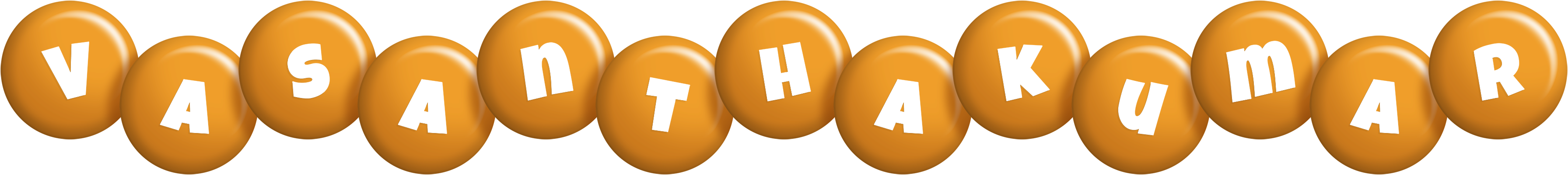 Vasanthakumar candy-orange logo