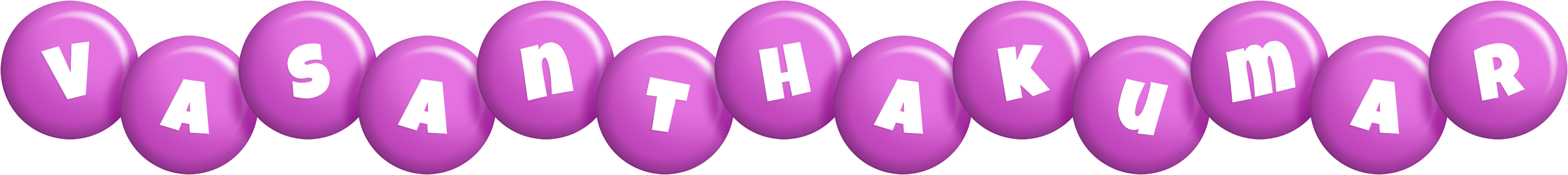 Vasanthakumar candy-purple logo