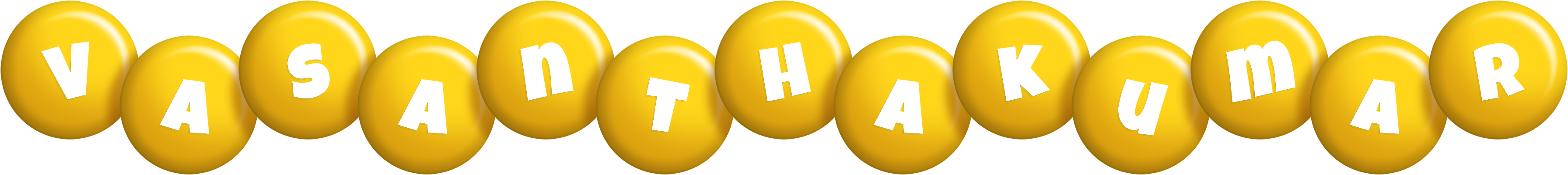 Vasanthakumar candy-yellow logo