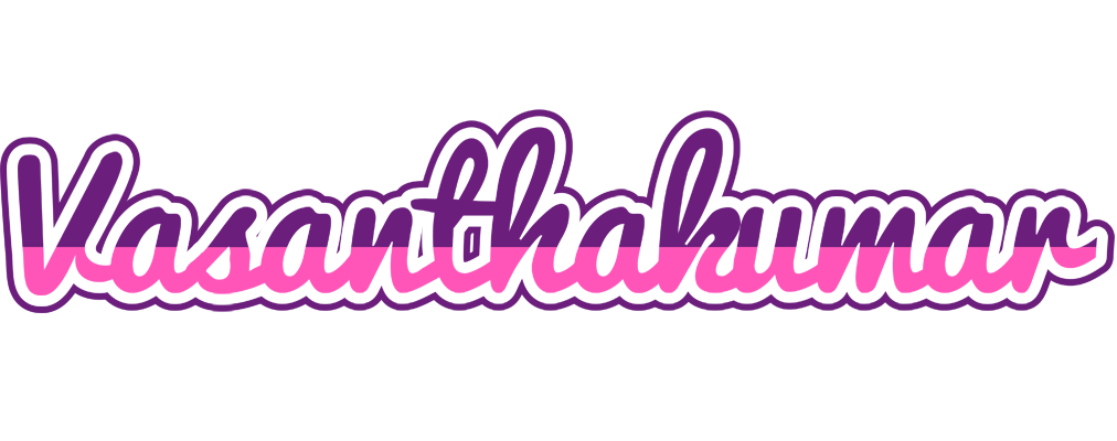 Vasanthakumar cheerful logo