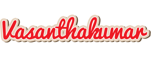 Vasanthakumar chocolate logo