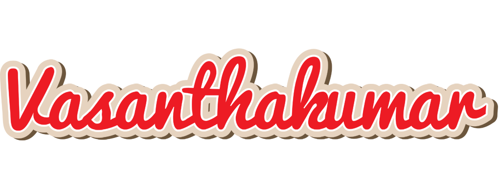 Vasanthakumar chocolate logo