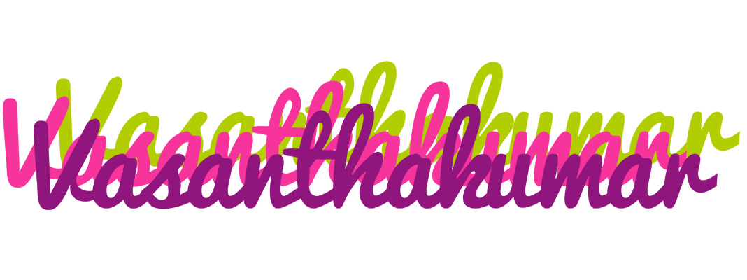 Vasanthakumar flowers logo