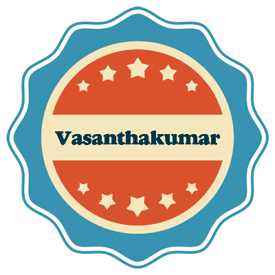 Vasanthakumar labels logo