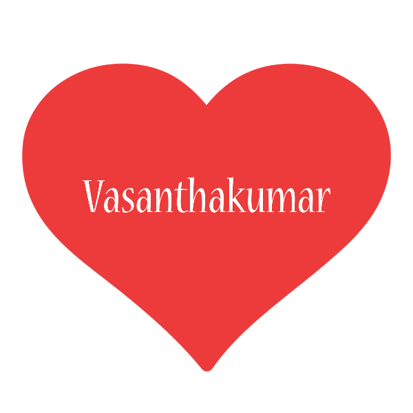 Vasanthakumar love logo