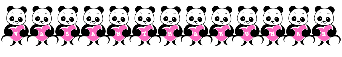 Vasanthakumar love-panda logo