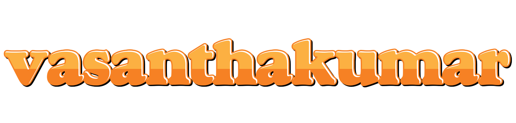 Vasanthakumar orange logo