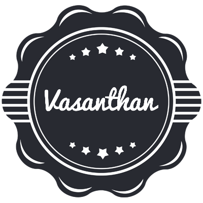 Vasanthan badge logo