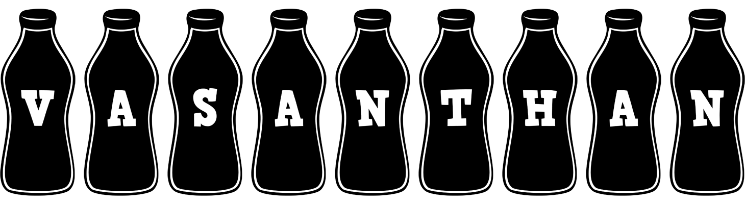 Vasanthan bottle logo