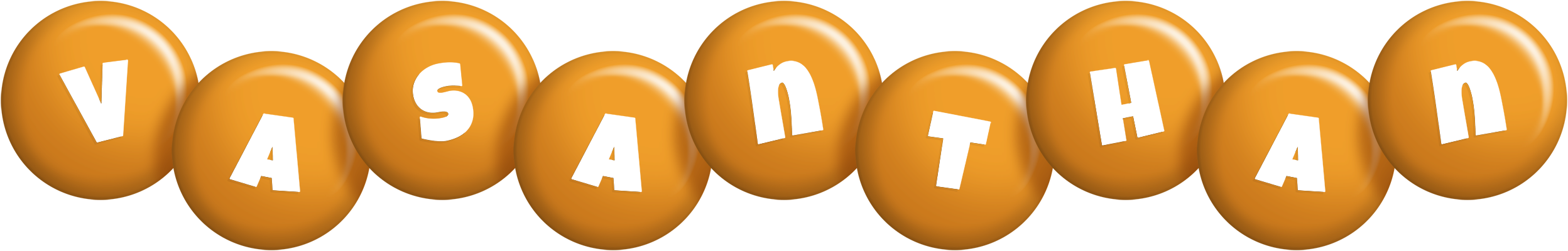 Vasanthan candy-orange logo