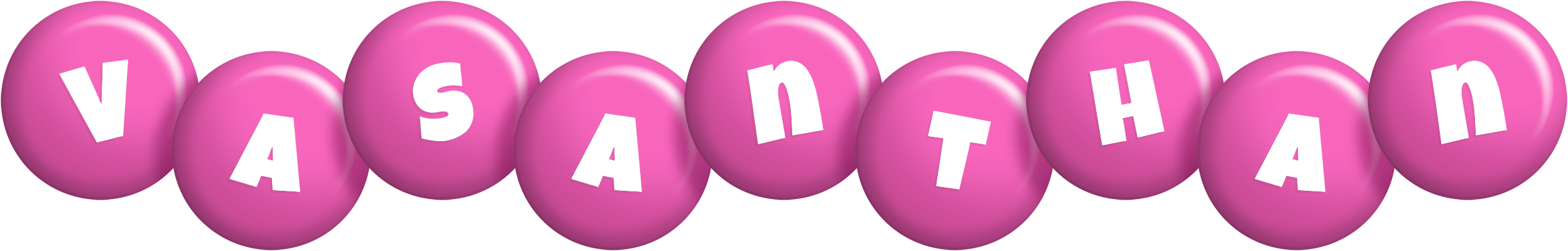 Vasanthan candy-pink logo
