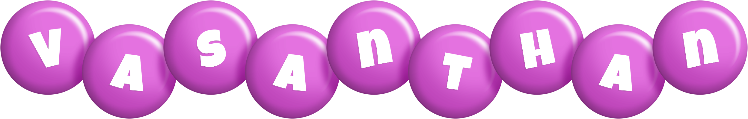 Vasanthan candy-purple logo