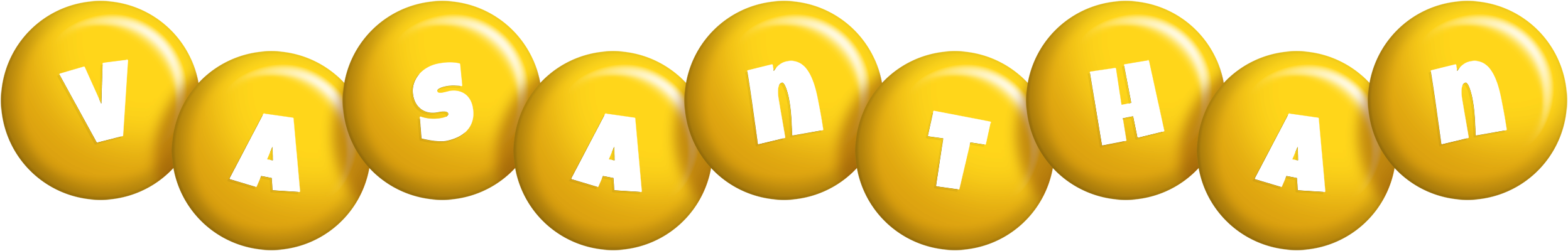 Vasanthan candy-yellow logo