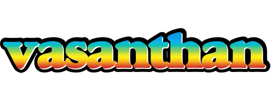 Vasanthan color logo