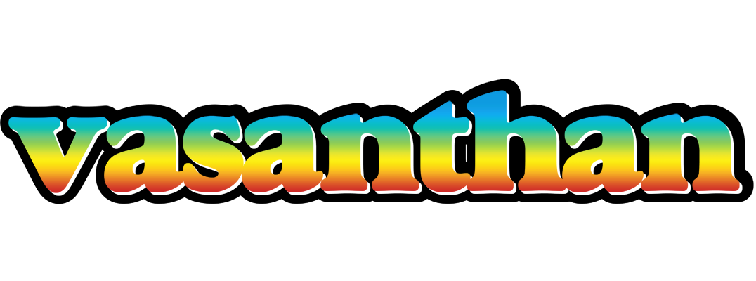 Vasanthan color logo