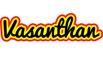 Vasanthan flaming logo