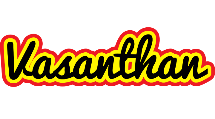 Vasanthan flaming logo