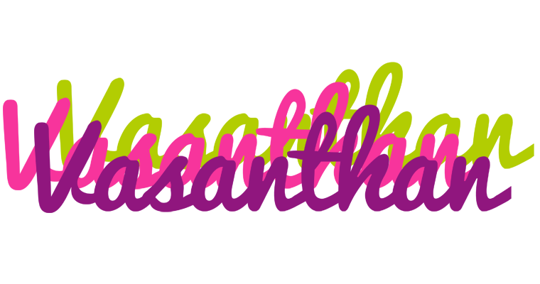 Vasanthan flowers logo