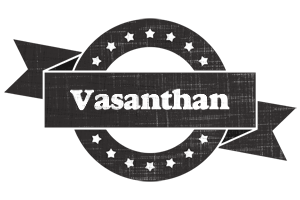 Vasanthan grunge logo