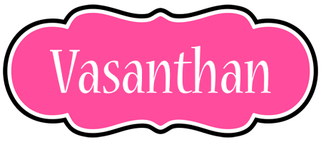 Vasanthan invitation logo