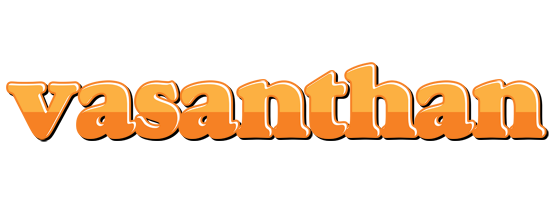 Vasanthan orange logo