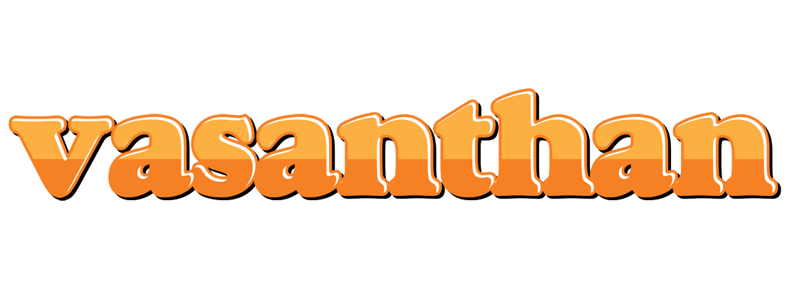 Vasanthan orange logo