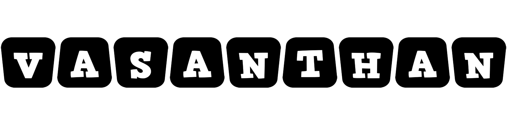 Vasanthan racing logo