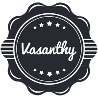 Vasanthy badge logo